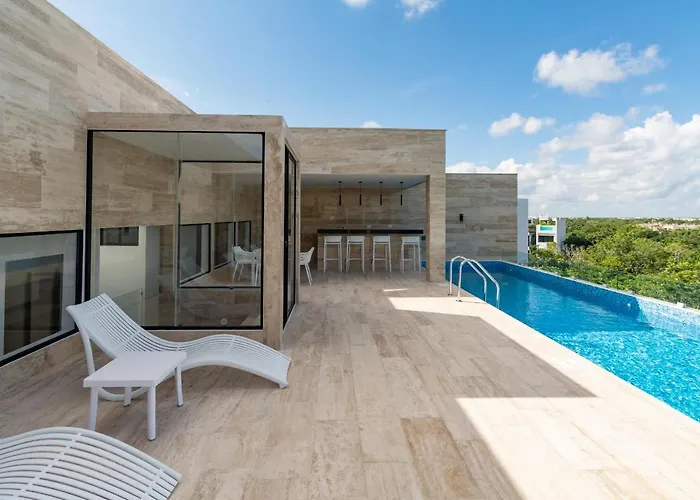 Elegante Ubicado En Aldea Zama Apartment